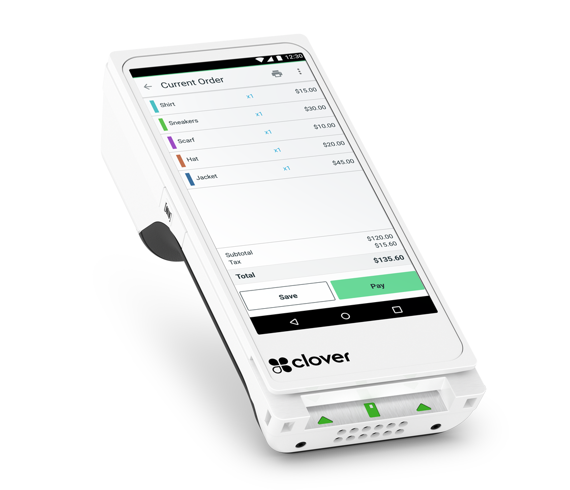Clover Flex Fiserv Payment Terminal
